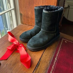Uggs KOOLABURRA Size 8 Black Winter Suede Boots Style Number: 101709D